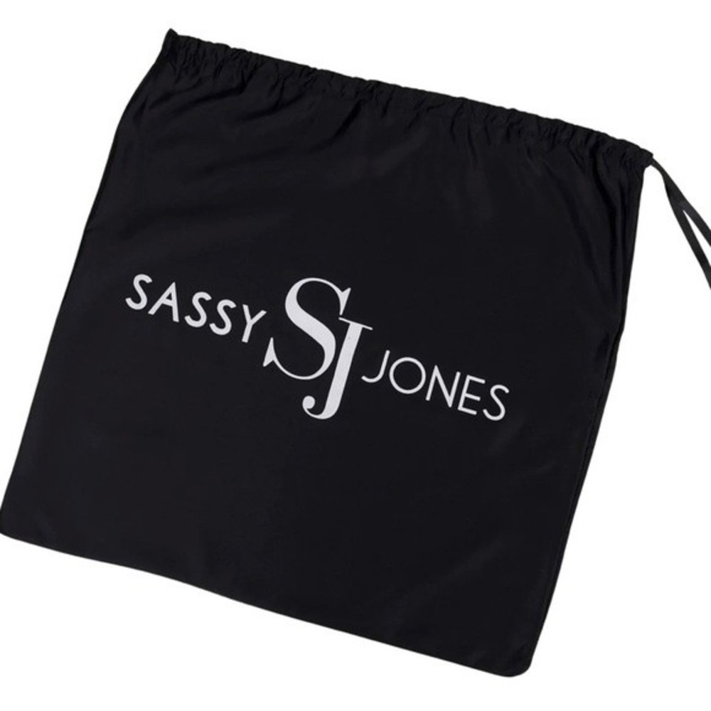 Sassy Jones Neo Green Embossed Leather Laptop Case Oversized Envelope Clutch NEW - Picture 4 of 9